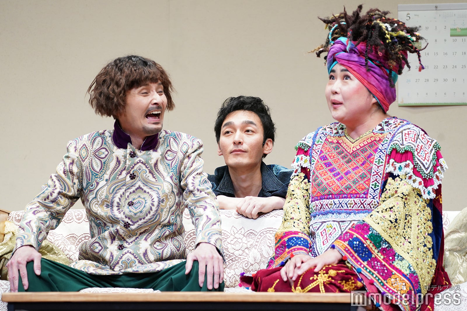 畠中洋、草なぎ剛、小林きな子／「家族のはなし」公開舞台稽古（C）モデルプレス