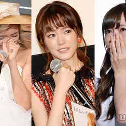 モデルプレスが選ぶ“涙”の名場面（左より）ローラ、桐谷美玲、白石麻衣【モデルプレス】