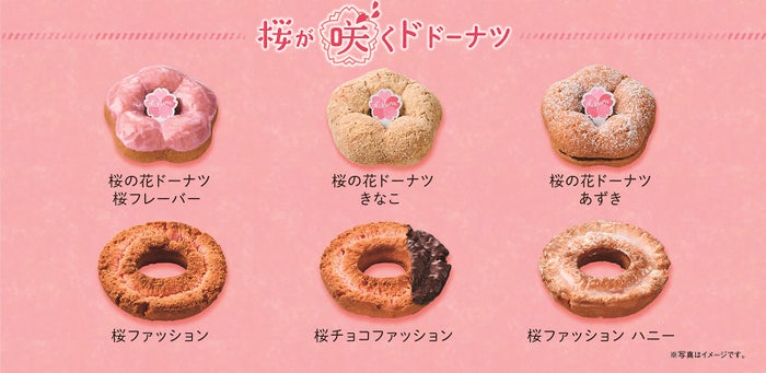 桜が咲くドドーナツ／画像提供：ダスキン