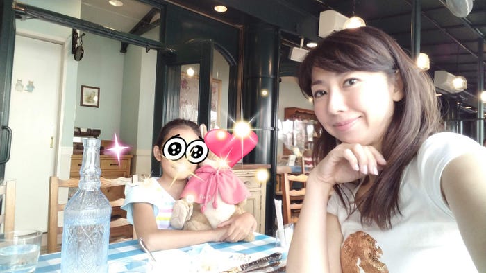 たまには娘とデートも。休日ランチ(提供写真)