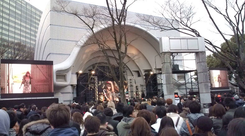 倖田來未/代々木野外音楽堂フリーライブ