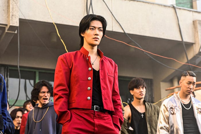 中本悠太ら(C)2022「HiGH&LOW THE WORST X」製作委員会(C)高橋ヒロシ(秋田書店)HI-AX