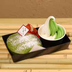 抹茶&バニラソフトクリームトッピング ¥850/提供画像