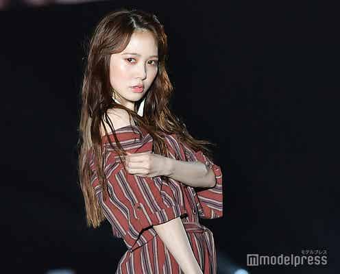 日向坂46加藤史帆、色っぽ仕草にドキッ デコ出しヘアが新鮮<TGC熊本2019>