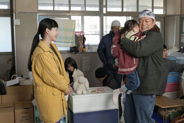 麻生久美子、磯村アメリ、松平健「おむすび」第23話(C)NHK