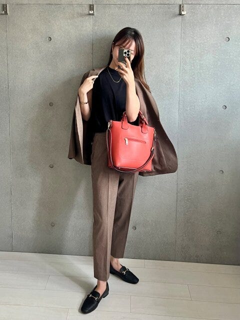 ユニクロ　スマートアンクルパンツ　セットアップ