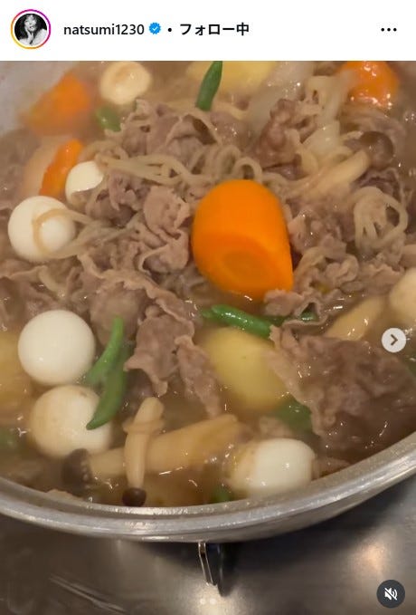 小川菜摘Instagramより