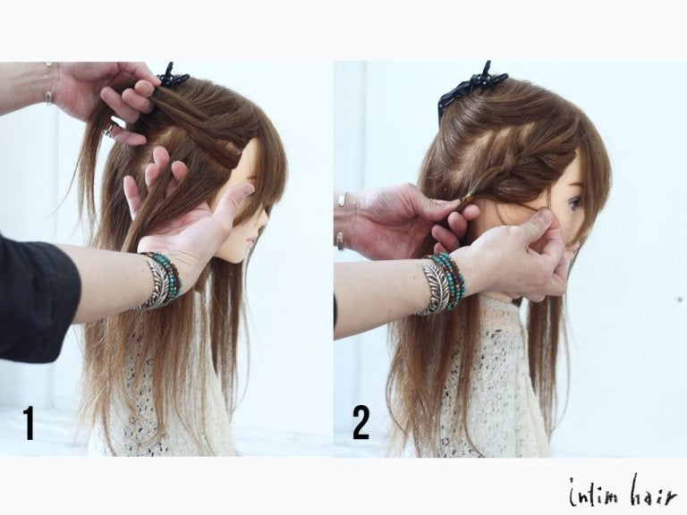 三つ編みからのステップアップ！簡単な片編み込みも解説♪