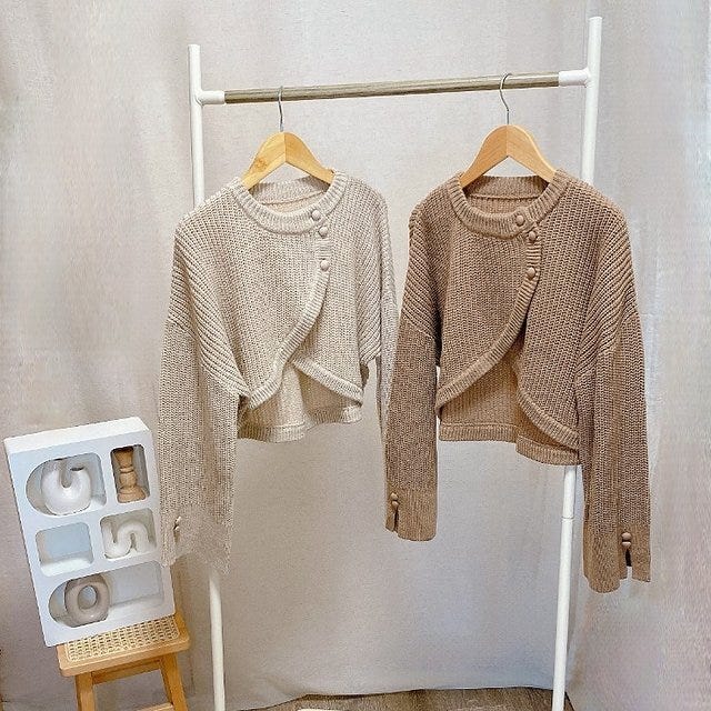 しまむら akane 短丈ニットカーディガン しまむらakane短丈ニットカーディガン