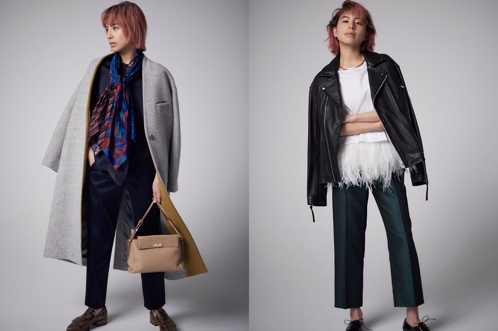 こなれ感がかっこいい！冬の”パンツ”スタイルは上品にアップデート（C）TOPLOG