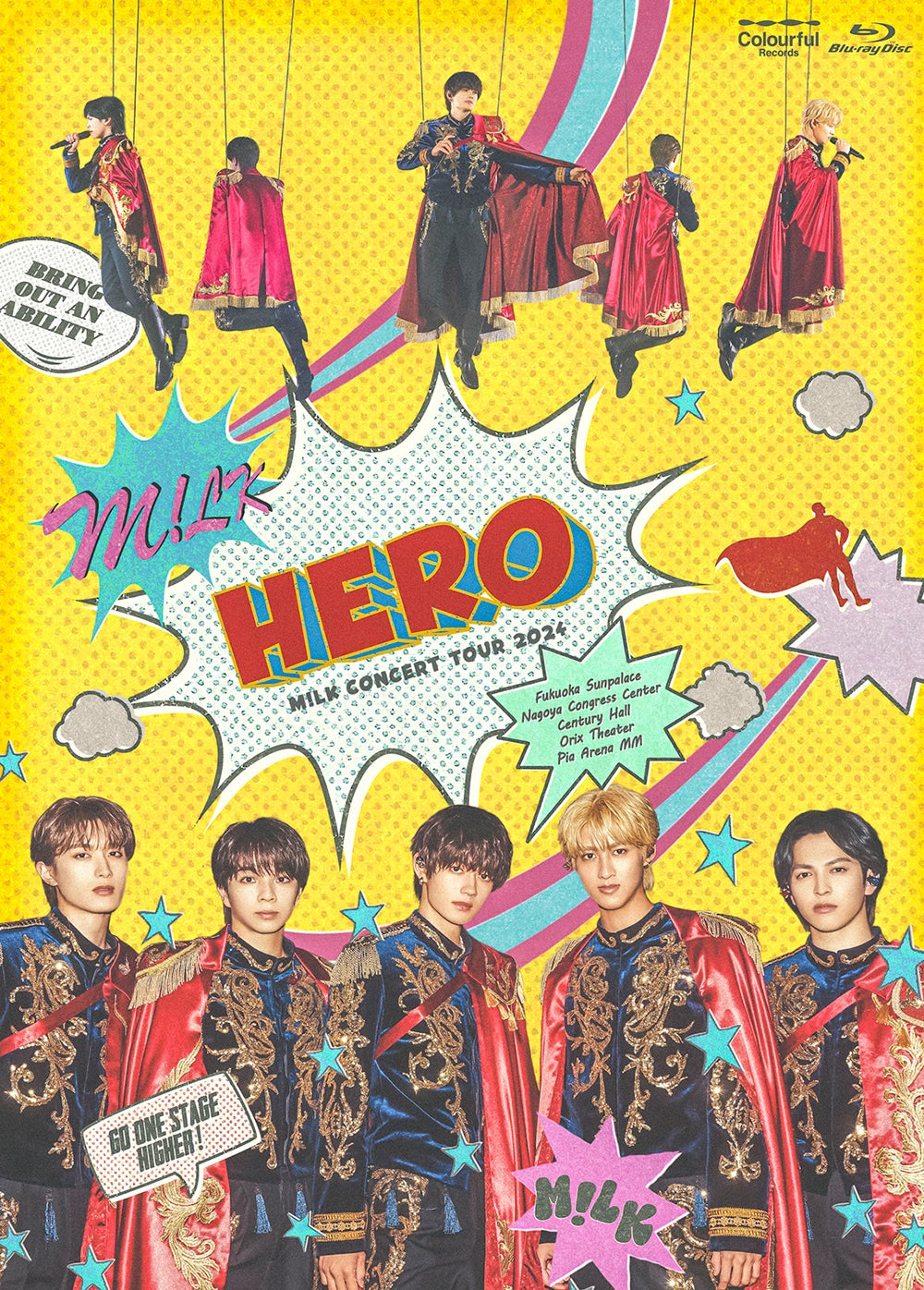Bly-ray&DVD『M!LK CONCERT TOUR 2024 「HERO」』ジャケット（提供写真）