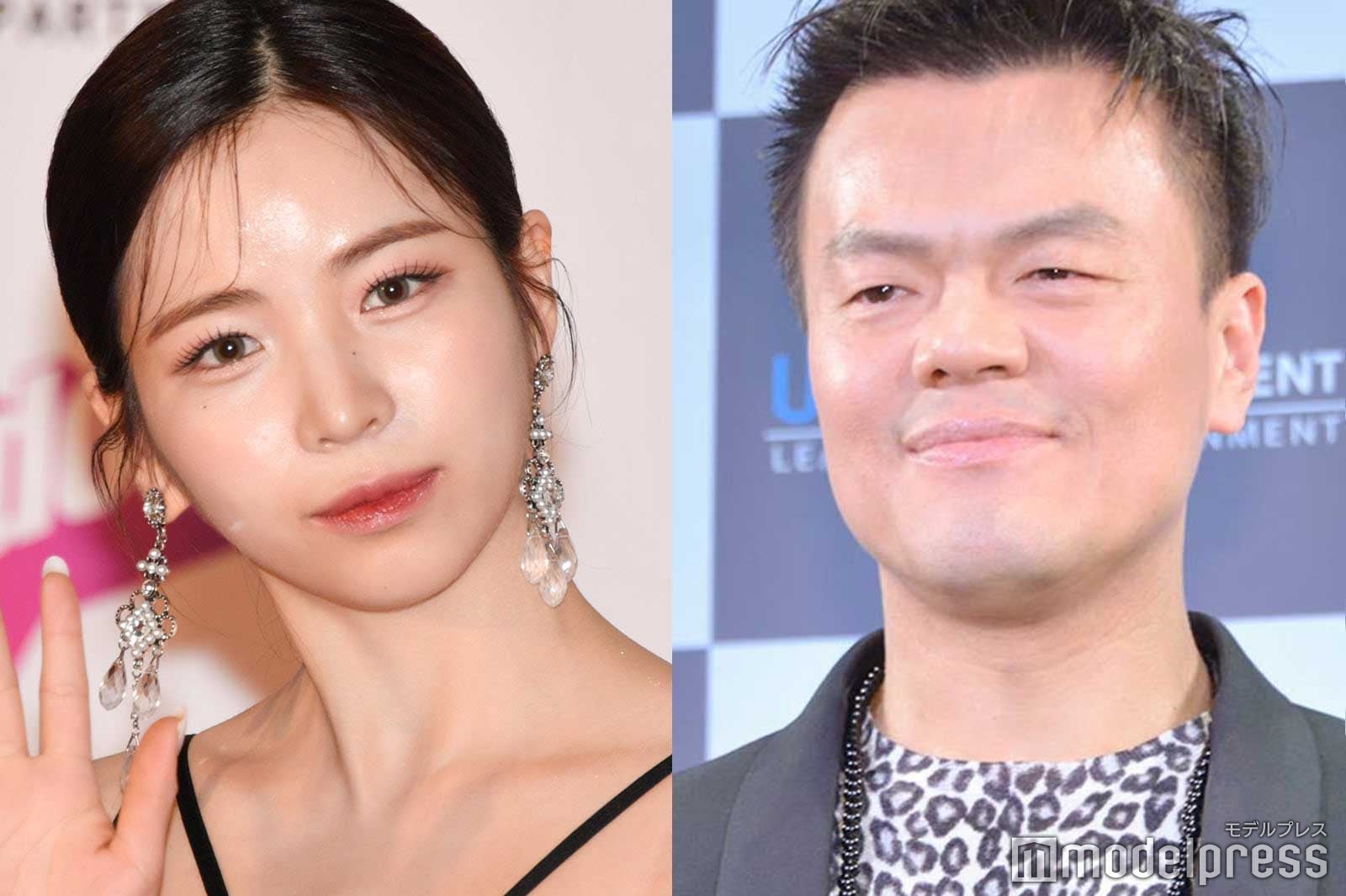 J.Y. Park、NiziUマヤと“HEARTRISチャレンジ”挑戦「お茶目で可愛い」「キューブあげたい」の声