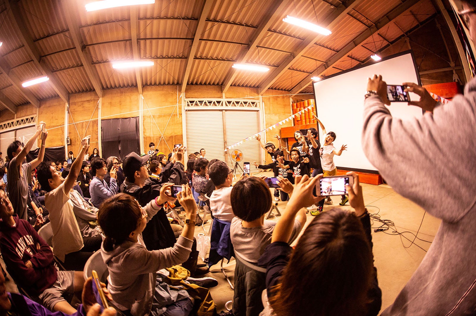 「富士　湖畔の映画祭」昨年の様子／画像提供：湖畔の映画祭実行委員会