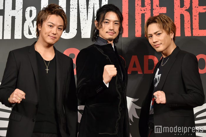 「雨宮兄弟」ことTAKAHIRO、斎藤工、登坂広臣(C)モデルプレス