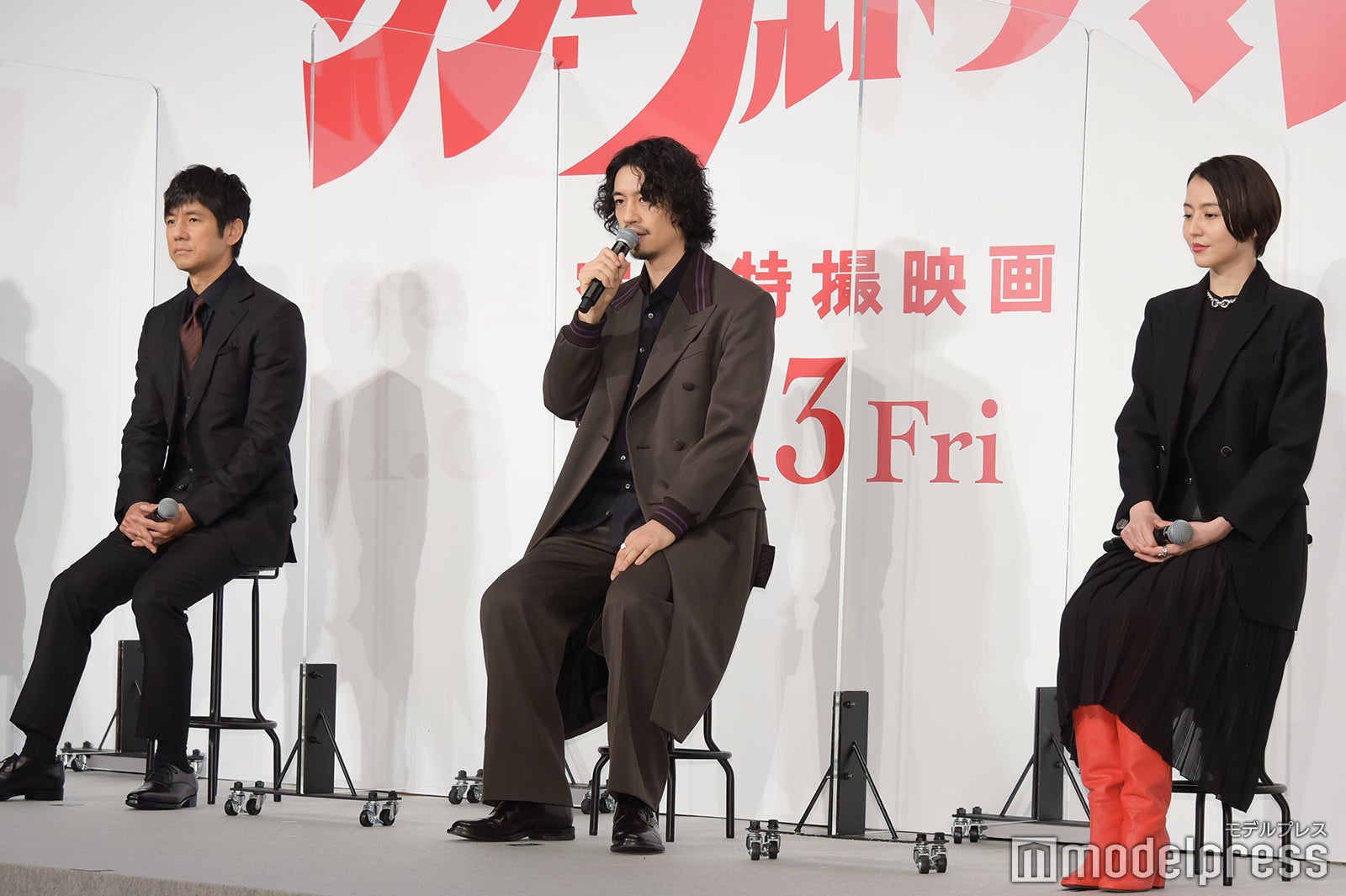 西島秀俊、斎藤工、長澤まさみ （C）モデルプレス