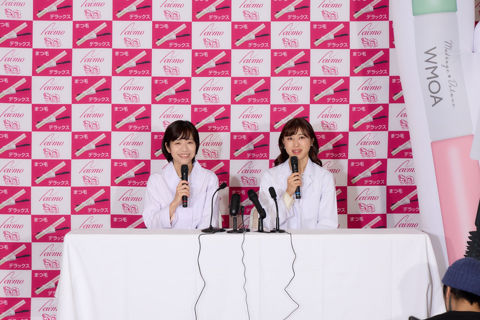 まつ毛美容液のアンバサダー就任イベントより（提供写真）