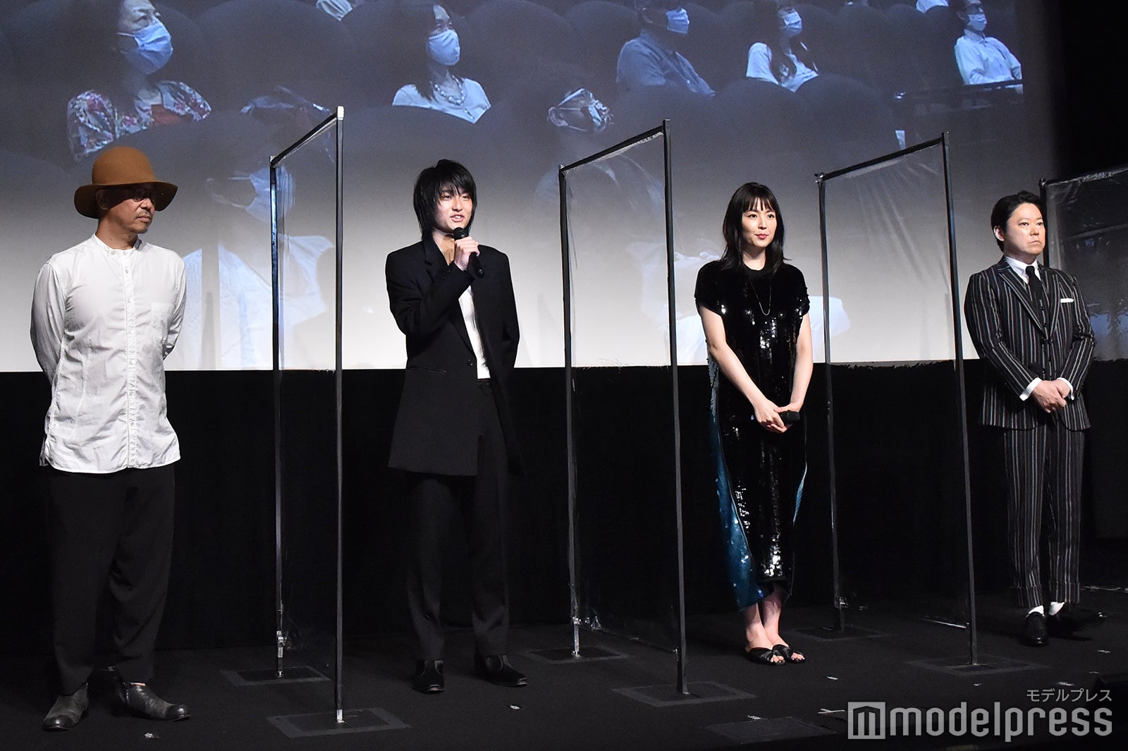 大森立嗣監督、奥平大兼、長澤まさみ、阿部サダヲ （C）モデルプレス