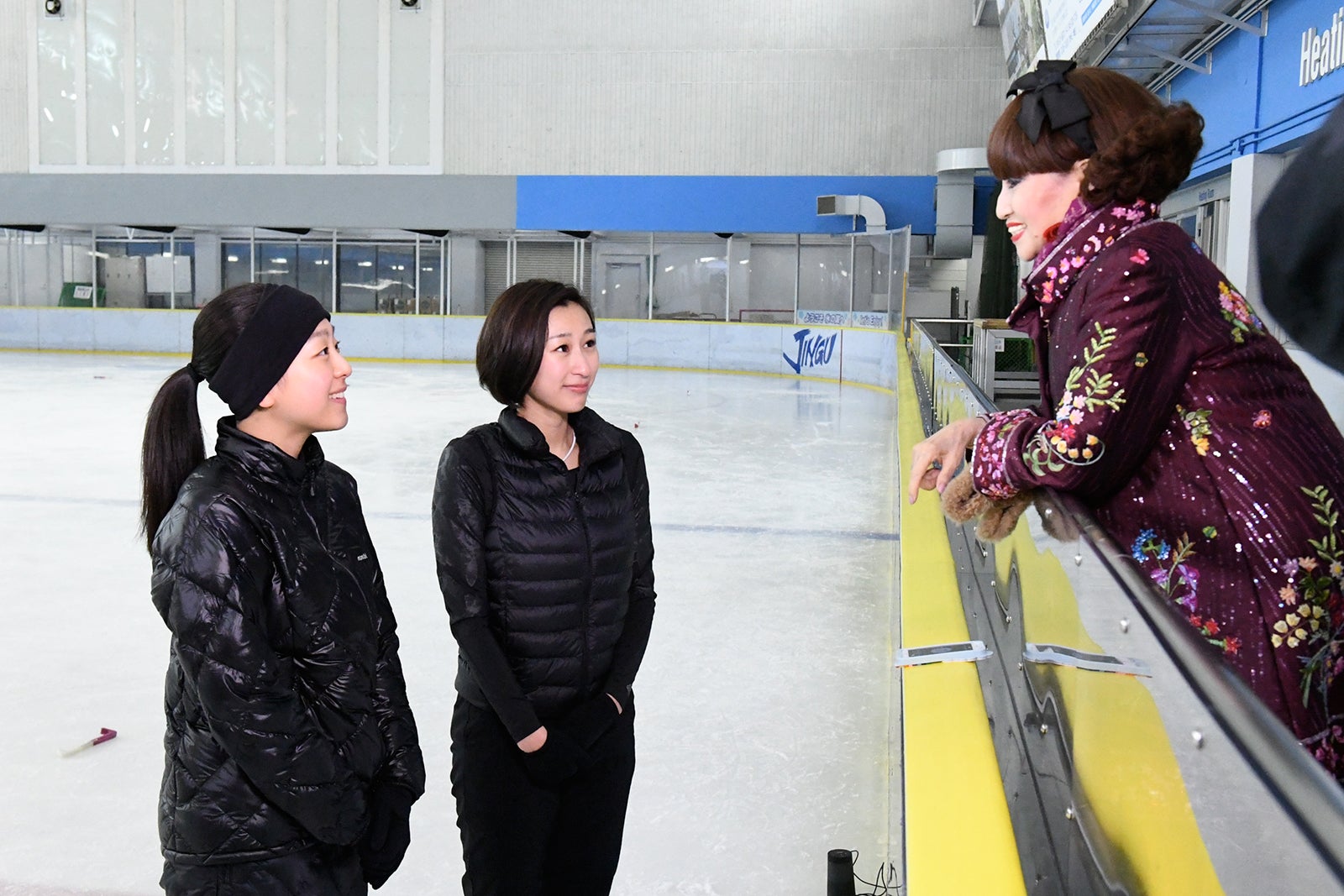 浅田真央、浅田舞、黒柳徹子（C）テレビ朝日