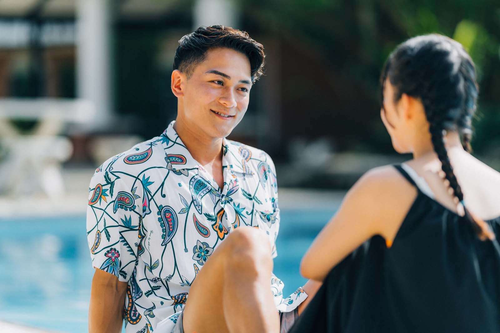 佐久間海世、谷岡美沙紀「LOVE CATCHER Japan」第2話より（C）CJ ENM CO., LTD. All Rights Reserved（C）AbemaTV,Inc.