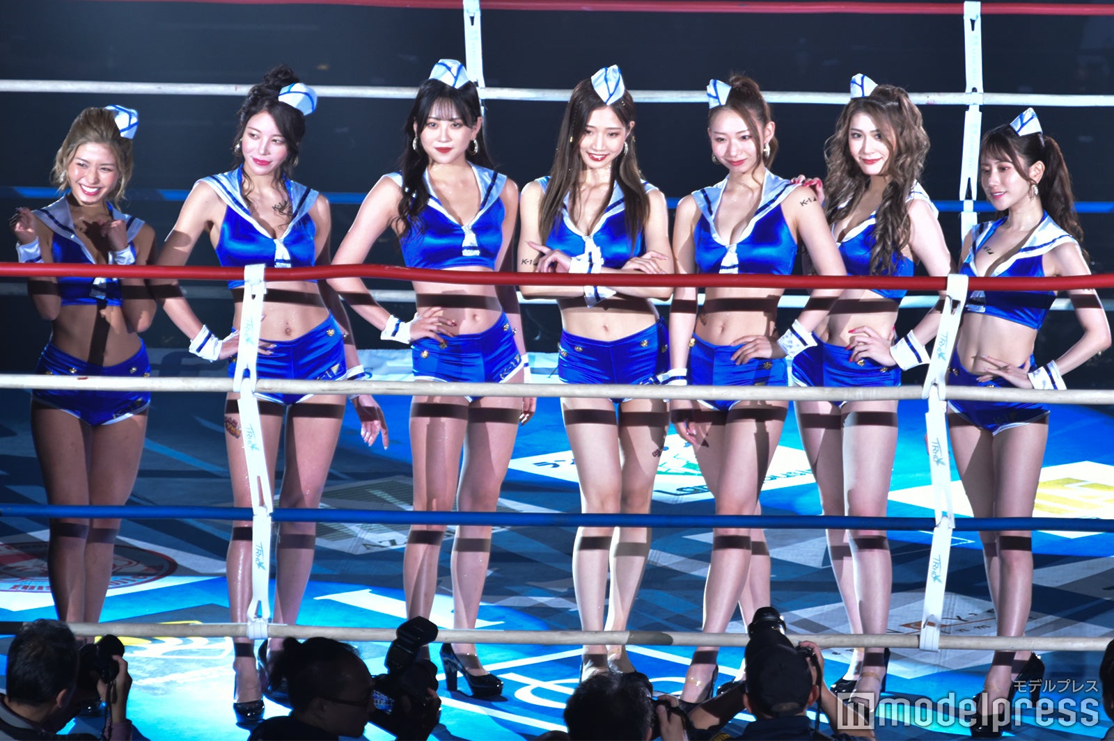 “K-1 GIRLS”がリングデビュー 美ボディ全開衣装で「K-1」彩る