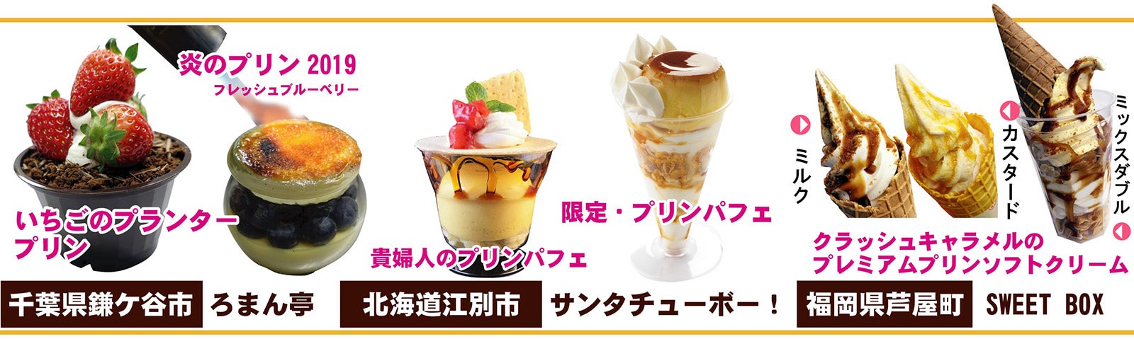 「ご当地プリンフェスin DiverCity Tokyo Plaza 2019」／画像提供：三井不動産商業マネジメント株式会社