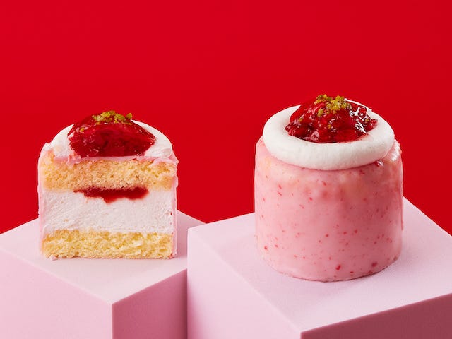 カフェタイム限定!「プロント」で今しか楽しめないイチゴドリンク&ケーキを新発売!