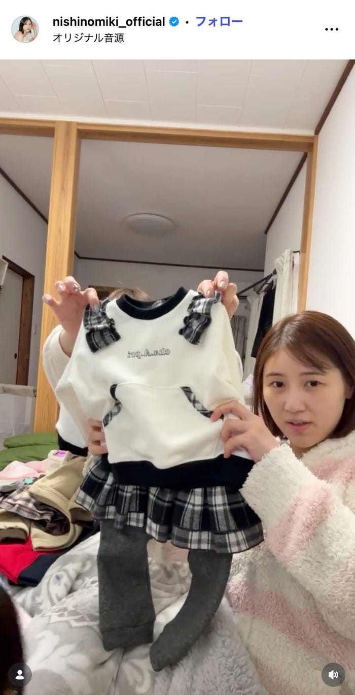 西野未姫Instagramより