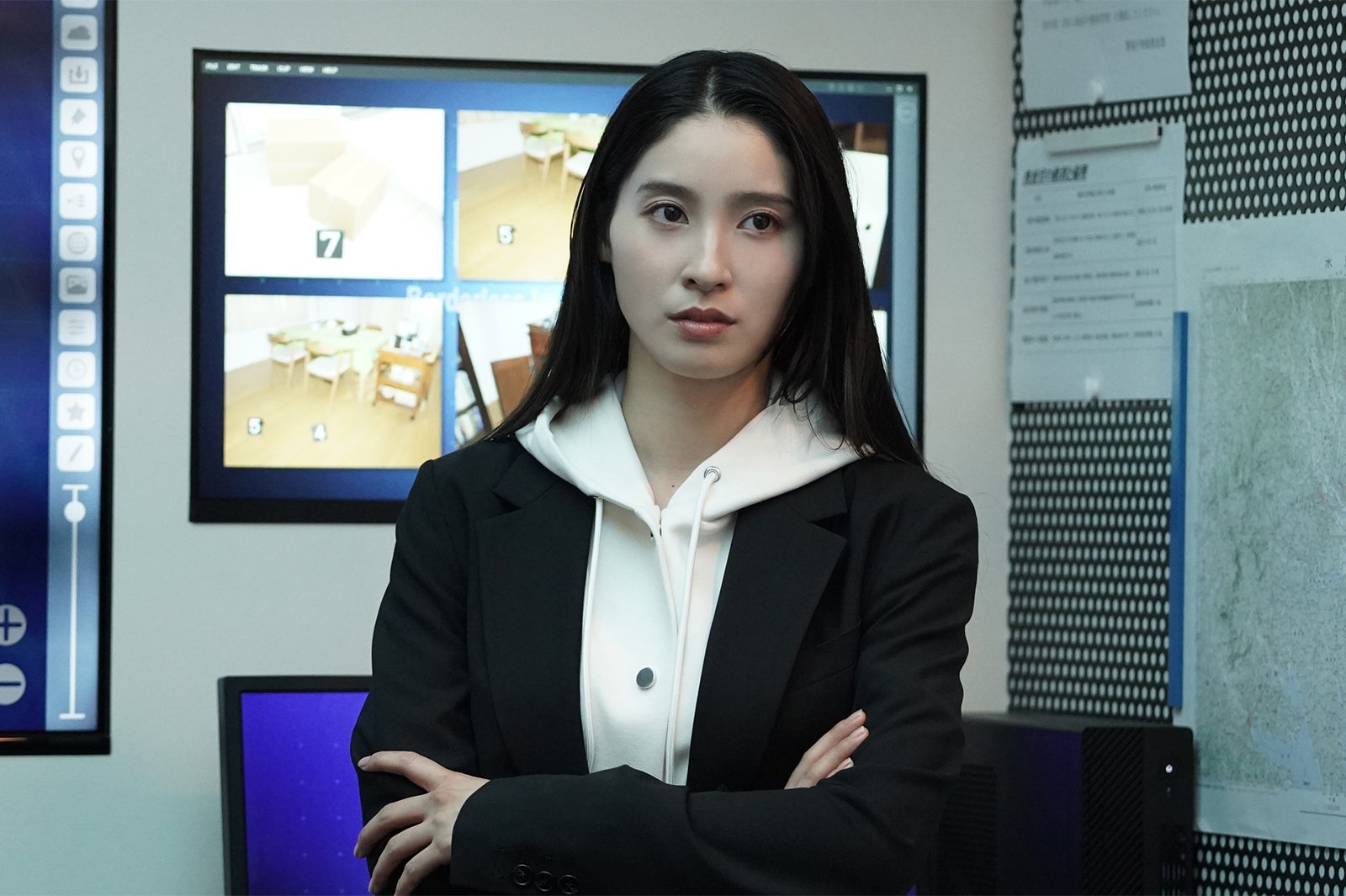 土屋太鳳「ボーダレス～広域移動捜査隊～」第1話（C）テレビ朝日