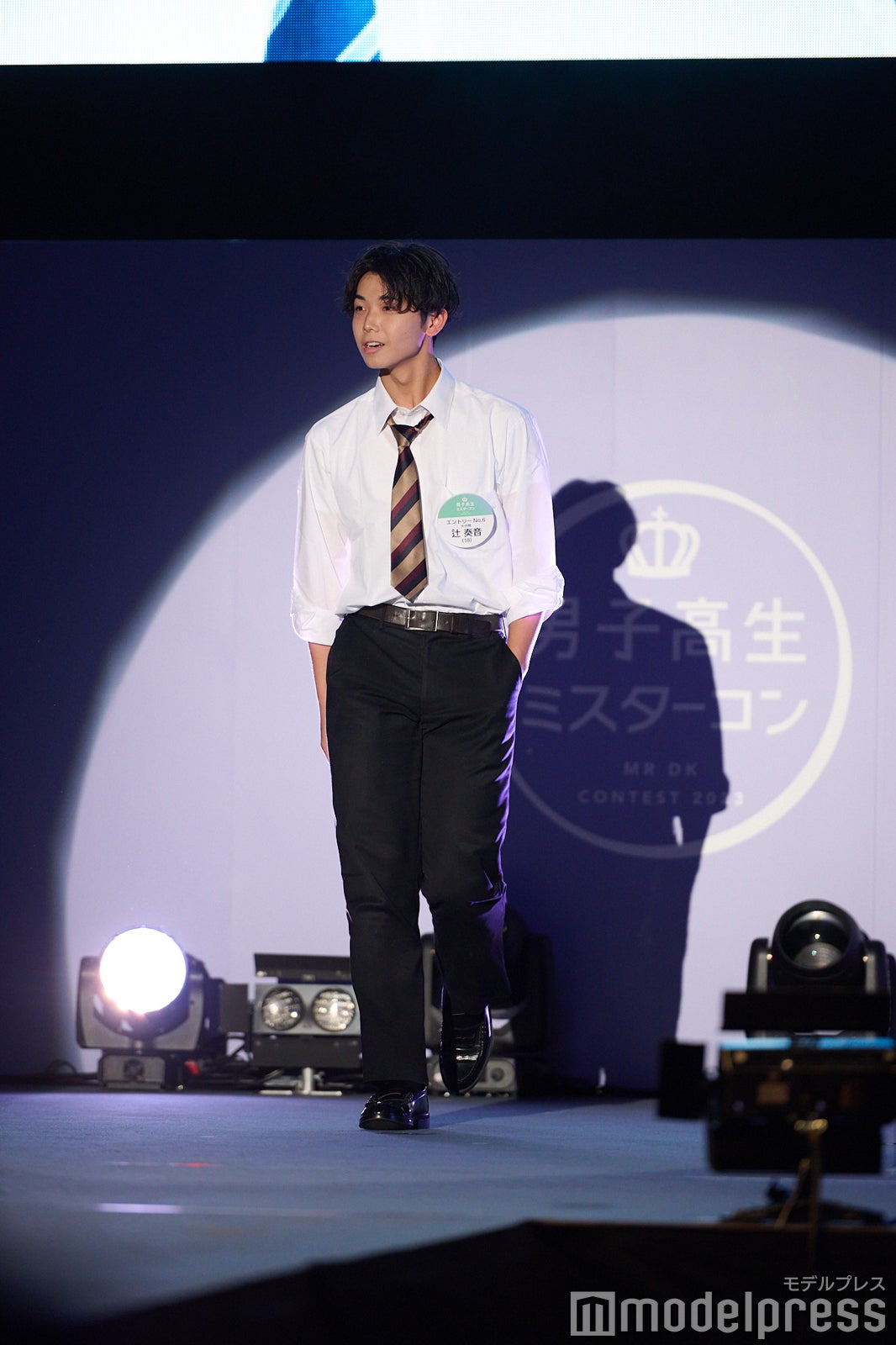 辻奏音くん「男子高生ミスターコン2023」ファイナル審査の様子（C）モデルプレス