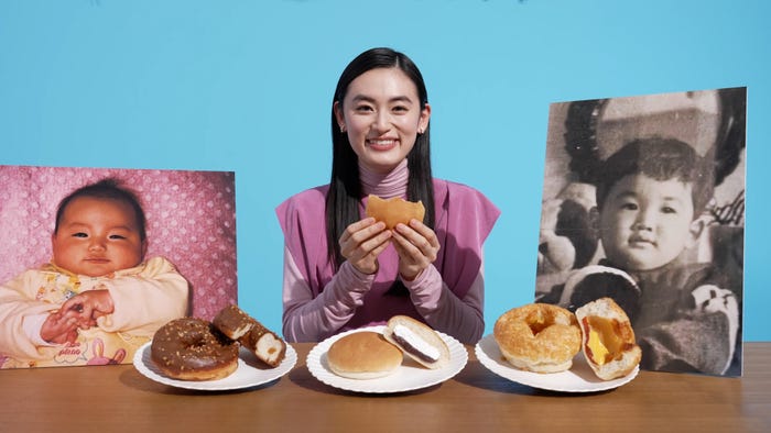 八木莉可子/新TVCM「超も~っちりパン」篇(提供写真)