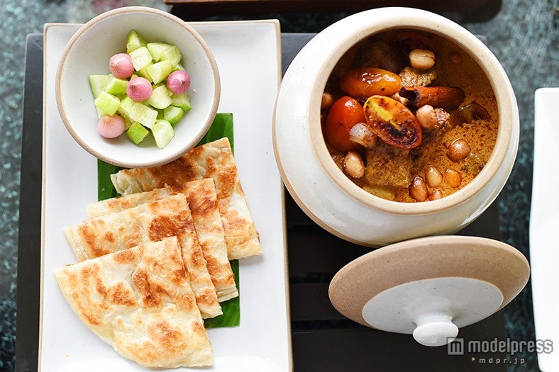 「バンヤンツリー・バンコク」52階に位置する「Saffron」の「マッサマンカレー」