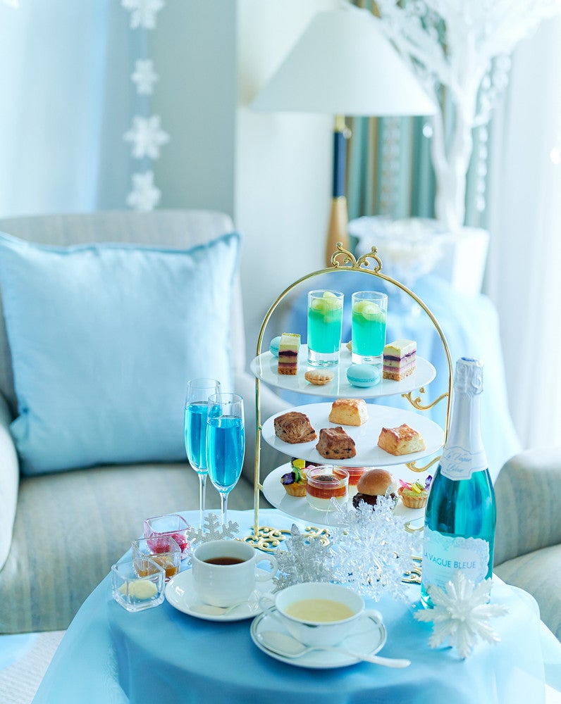グリーン＆ブルーをイメージしたアフタヌーンティー／画像提供：ベストホスピタリティーネットワーク