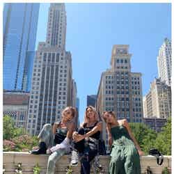 鈴木あや、植野有砂らと初のシカゴ旅に「最高」 野外フェスや本場スタバ満喫