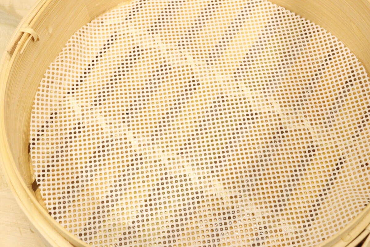 蒸し器・せいろ用シリコーンシート　取り付け