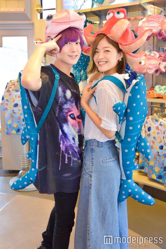 モデル:ゆーちゃそ王子(左)、森田紗英(右)/(C)モデルプレス