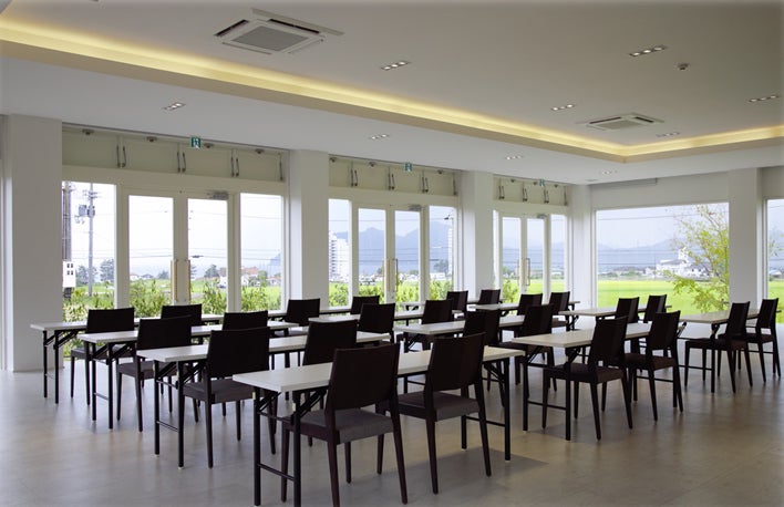 企業研修にも対応するコンベンションルームを完備／画像提供：マリントピアリゾート