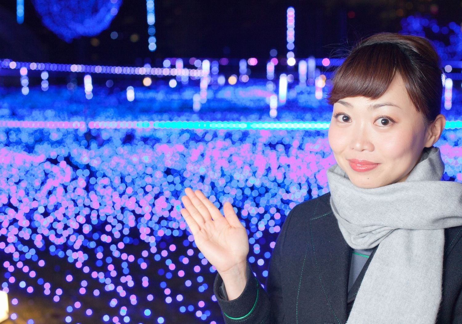 クリスマス期間限定の「イルミネーションツアー」／画像提供：東京ミッドタウンマネジメント