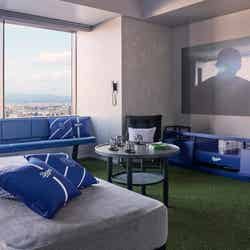 プロジェクターを使い大画面で試合観戦も可能(C)中日ドラゴンズ