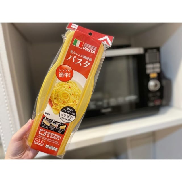 パスタ茹で器とレンジ