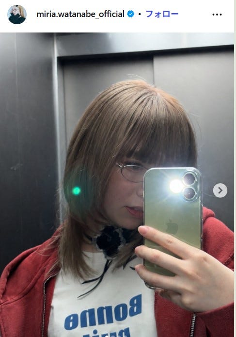 渡辺みり愛Instagramより