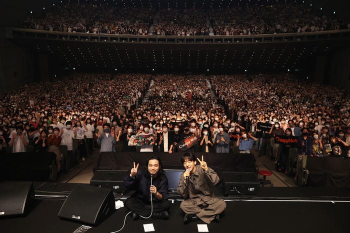 「Creepy Nutsのオールナイトニッポン『THE LIVE 2022』~オレらの Roots はあくまでラジオだとは言っ・て・お・き・たい ぜ!~」の様子(提供写真)