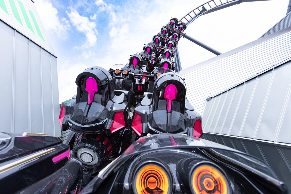 空へ放たれる感覚で大旋回ポイントへ突入