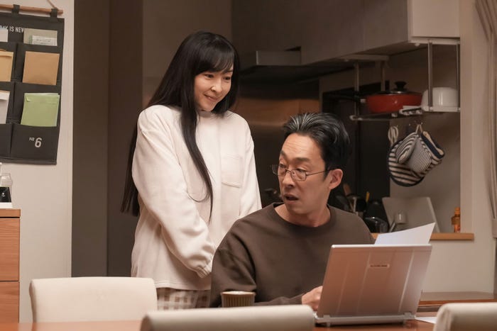 麻生久美子、北村有起哉「おむすび」第117話(C)NHK