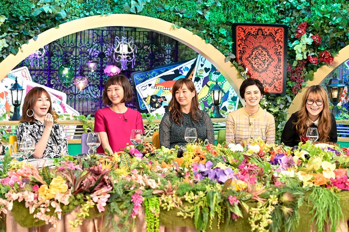 YOU、山口もえ、藤本美貴、ホラン千秋、ギャル曽根 (C)TBS