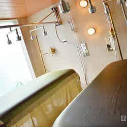 ミストシャワーのマッサージ