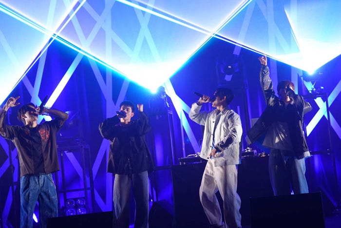 池崎理人、西洸人、KEN THE 390、田島将吾/JFN EARTHDAY SPECIAL TO THE FUTURE From INI(提供写真)