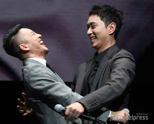 三山凌輝、“両思い”2PMチャンソンと2度の熱い抱擁 内田英治監督「いかつい2人が抱き合うと最高ですね」【誰よりもつよく抱きしめて】