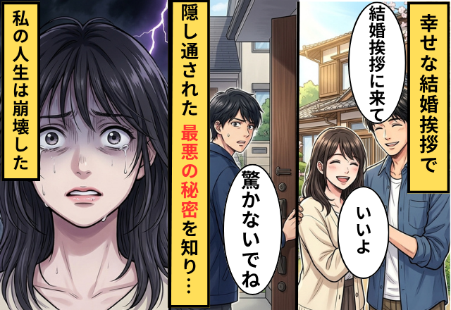 婚約の挨拶で彼の実家へ…だが玄関のドアが開いた瞬間⇒【目の前の人物】を見て彼女が青ざめたワケ
