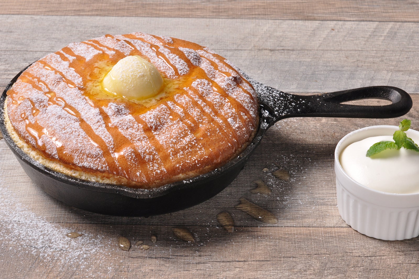 釜だしパンケーキ／画像提供：サンパーク