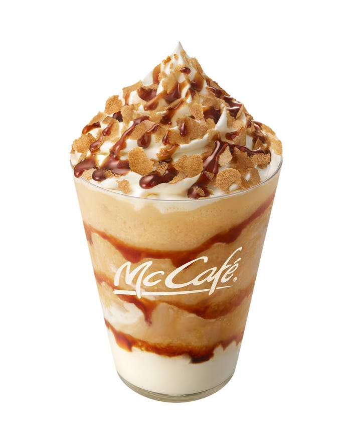 クリームブリュレフラッペ/画像提供:日本マクドナルド